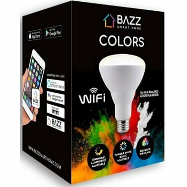 Bazz BR30RGBTNWWF WIFI MATTE WH BULB MULTICOLOR BRT30RGBTNWWF